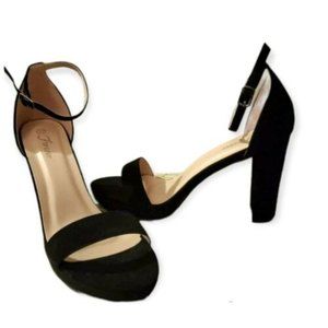 𝅺Forever Woman Black Pump Sandels Size 10